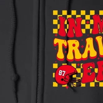 In My Travis Era Retro Groovy Retro Full Zip Hoodie