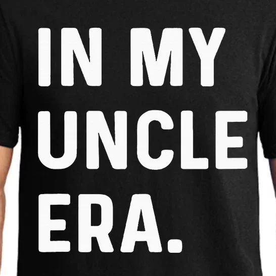 In My Uncle Era New Uncle Announcement Pajama Set