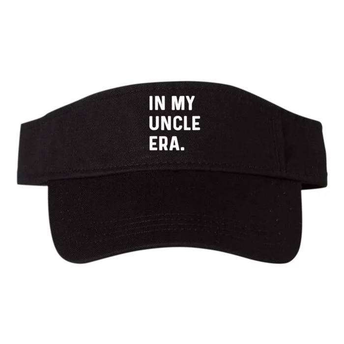 In My Uncle Era New Uncle Announcement Valucap Bio-Washed Visor