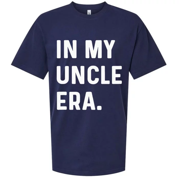 In My Uncle Era New Uncle Announcement Sueded Cloud Jersey T-Shirt