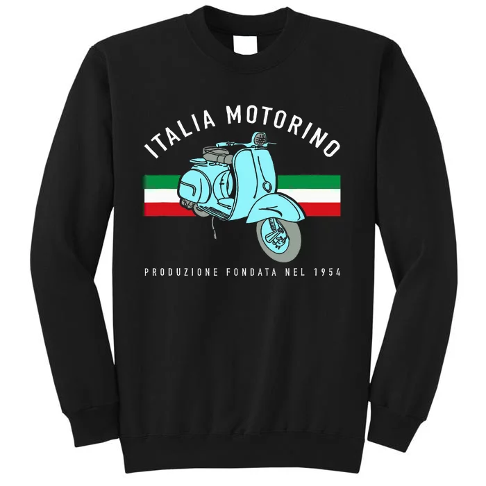 Italia Motorino Vintage Italian Scooter Italian Flag Sweatshirt