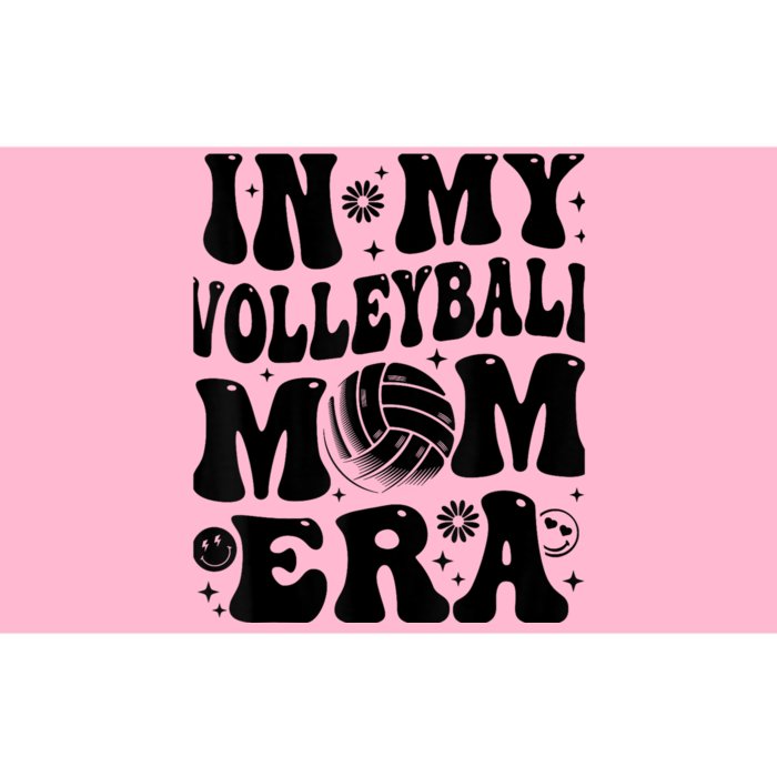 In My Volleyball Mom Era Retro Groovy Sports Mom For Wo Bumper Sticker