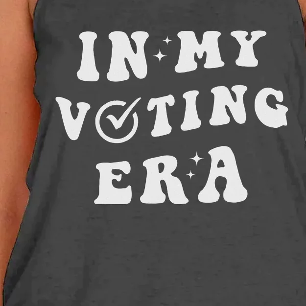 In My Voting Era 2024 Election Women's Knotted Racerback Tank