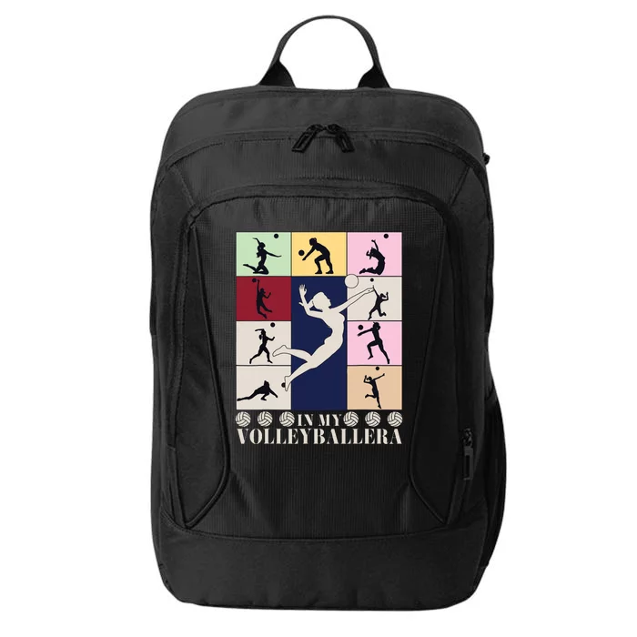 In My Volleyball Era Retro Vintage Volleyball Sport Game Day City Backpack