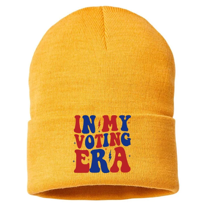 In My Voting Era Retro Election Sustainable Knit Beanie