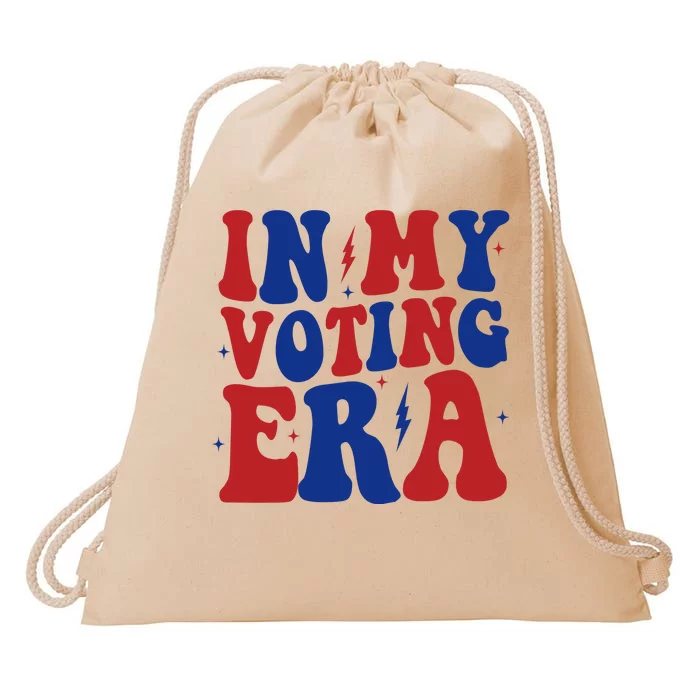 In My Voting Era Retro Election Drawstring Bag