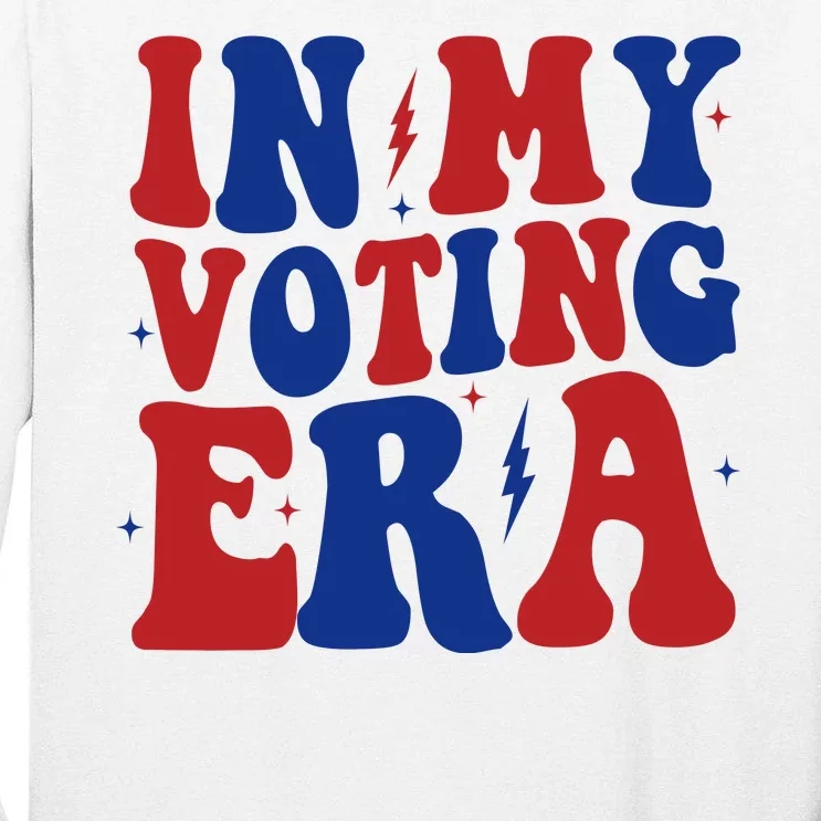 In My Voting Era Retro Election Tall Long Sleeve T-Shirt