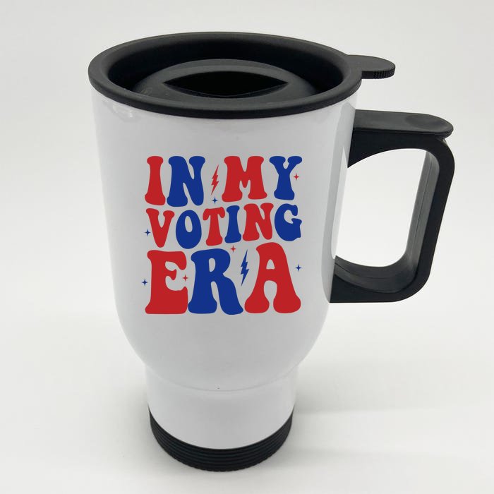 In My Voting Era Retro Election Front & Back Stainless Steel Travel Mug