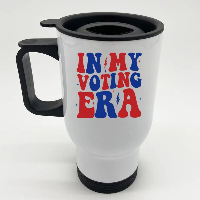 In My Voting Era Retro Election Front & Back Stainless Steel Travel Mug