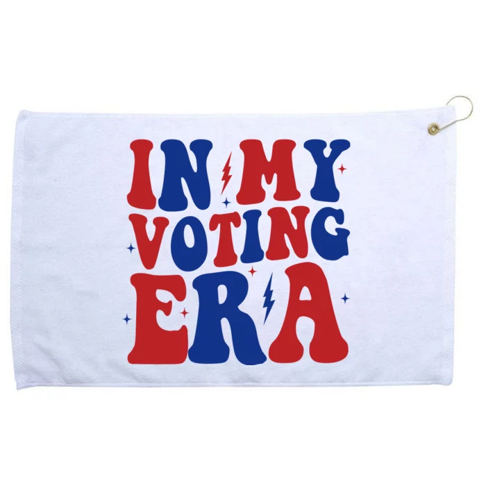 In My Voting Era Retro Election Grommeted Golf Towel