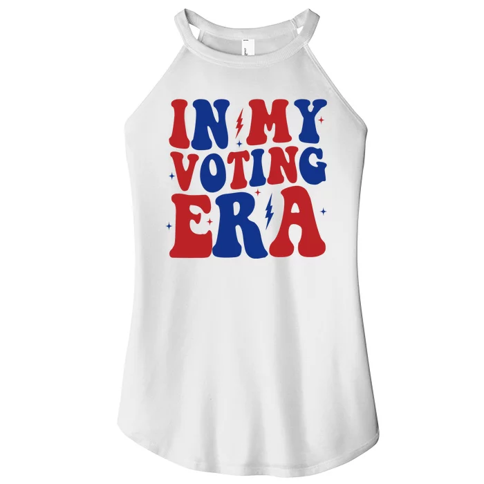 In My Voting Era Retro Election Women’s Perfect Tri Rocker Tank