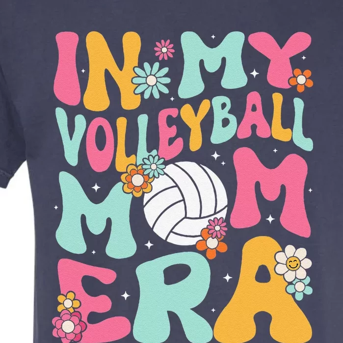 In My Volleyball Mom Era Game Day Cute Retro Volleyball Mama Garment-Dyed Heavyweight T-Shirt