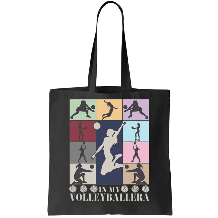 In My Volleyball Era Retro Vintage Volleyball Sport Tote Bag