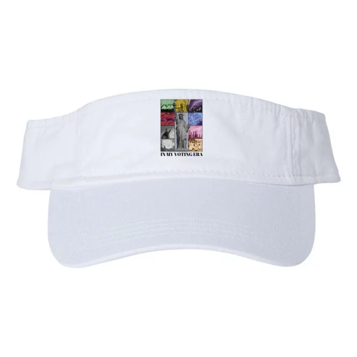 In My Voting Era Presidential Election 2024 Harris Walz Valucap Bio-Washed Visor