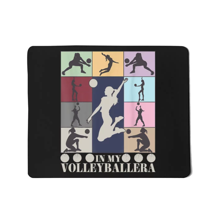 In My Volleyball Era Retro Vintage Volleyball Sport Game Day Mousepad