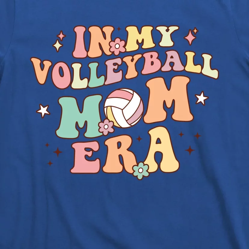 In My Volleyball Mom Era Game Day Cute Retro Volleyball Mama Gift T-Shirt