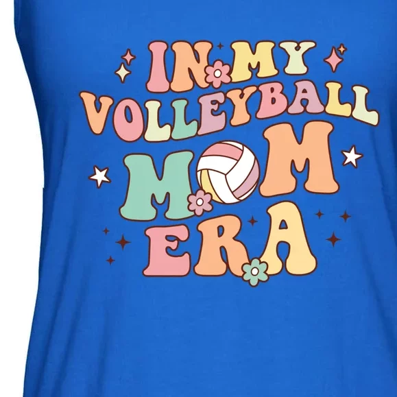 In My Volleyball Mom Era Game Day Cute Retro Volleyball Mama Gift Ladies Essential Flowy Tank