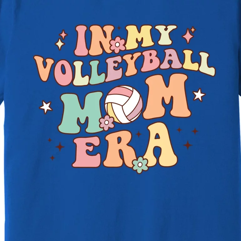 In My Volleyball Mom Era Game Day Cute Retro Volleyball Mama Gift Premium T-Shirt