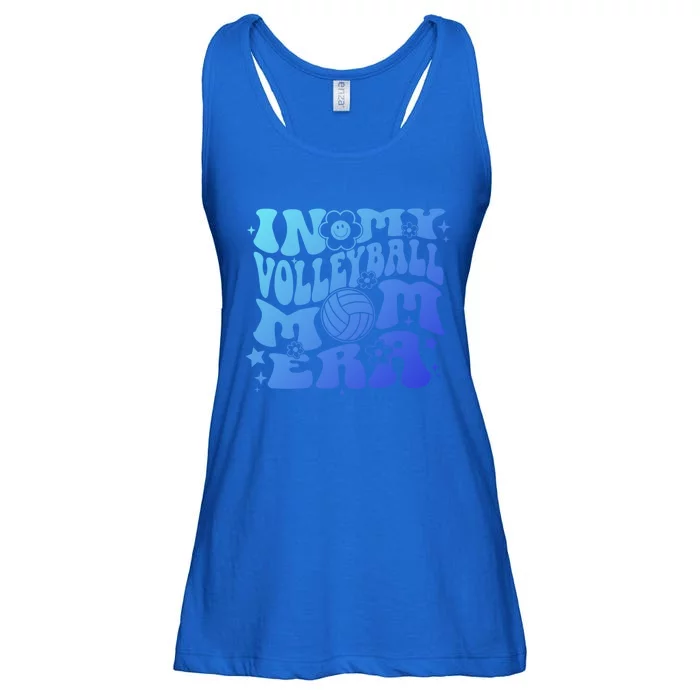 In My Volleyball Mom Era Groovy Sports Parent Volleyball Gift Ladies Essential Flowy Tank