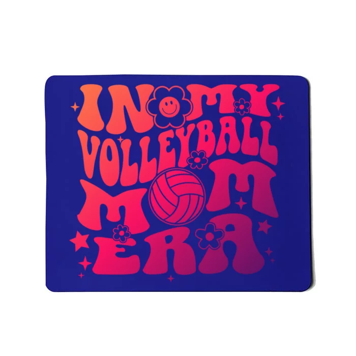 In My Volleyball Mom Era Groovy Sports Parent Volleyball Gift Mousepad