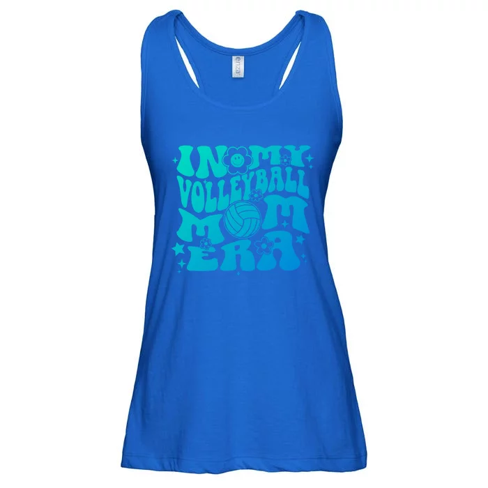 In My Volleyball Mom Era Groovy Sports Parent Volleyball Gift Ladies Essential Flowy Tank