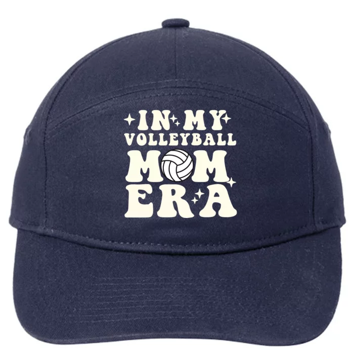 In My Volleyball Mom Era 7-Panel Snapback Hat