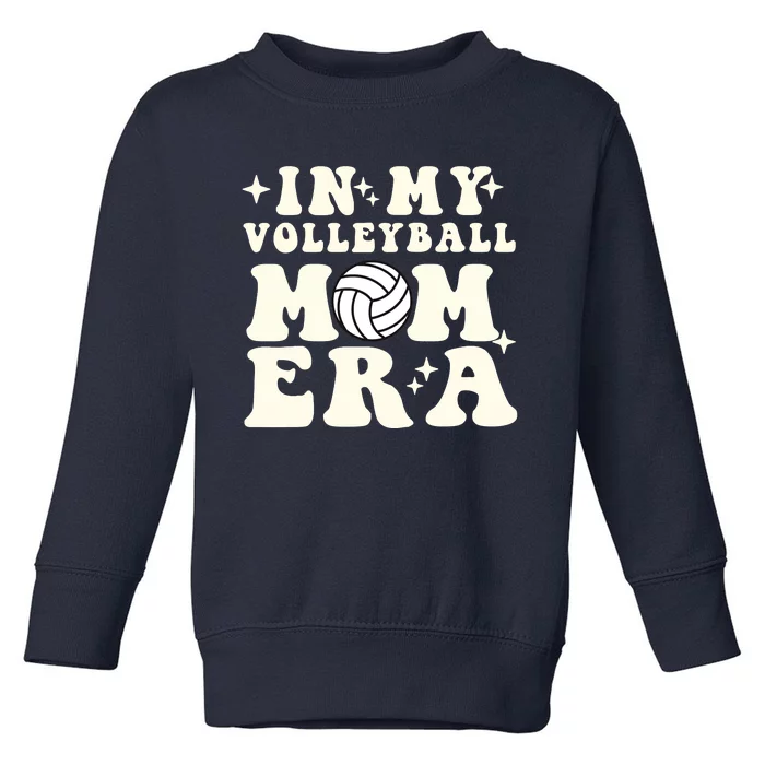 In My Volleyball Mom Era Toddler Sweatshirt