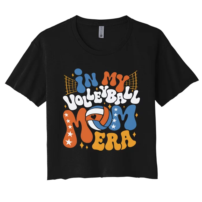 In My Volleyball Mom Era Sport Women's Crop Top Tee