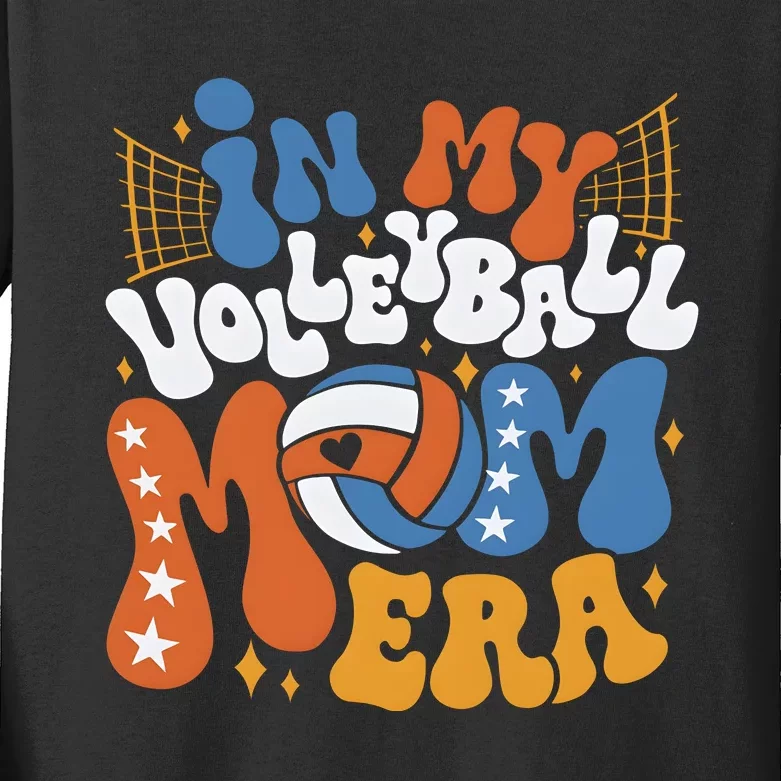 In My Volleyball Mom Era Sport Kids Long Sleeve Shirt