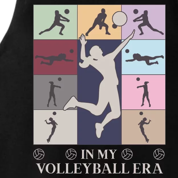 In My Volleyball Era Ladies Tri-Blend Wicking Tank