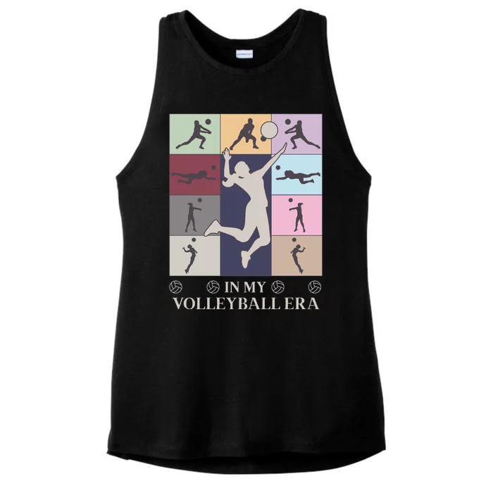 In My Volleyball Era Ladies Tri-Blend Wicking Tank