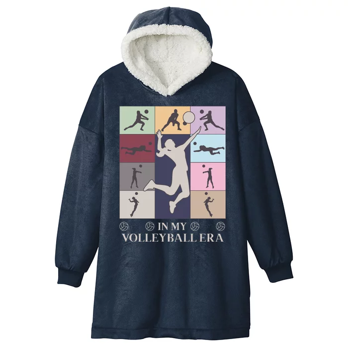 In My Volleyball Era Hooded Wearable Blanket