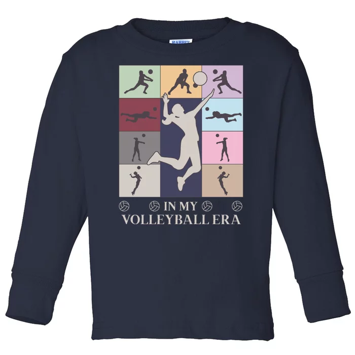 In My Volleyball Era Toddler Long Sleeve Shirt