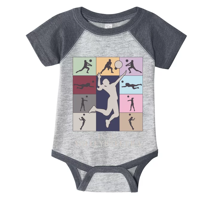 In My Volleyball Era Infant Baby Jersey Bodysuit