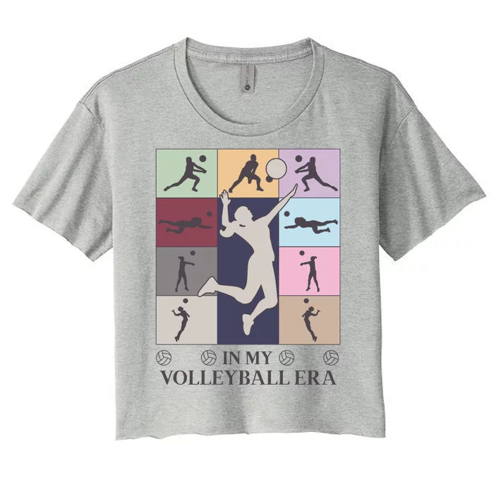 In My Volleyball Era Women's Crop Top Tee