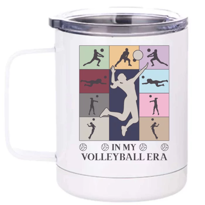 In My Volleyball Era Front & Back 12oz Stainless Steel Tumbler Cup