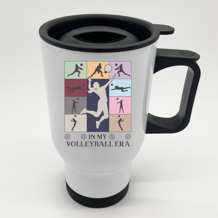 In My Volleyball Era Front & Back Stainless Steel Travel Mug