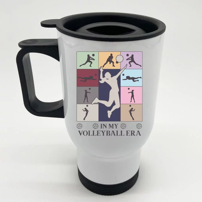 In My Volleyball Era Front & Back Stainless Steel Travel Mug