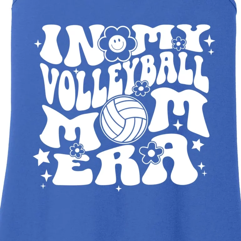 In My Volleyball Mom Era Groovy Sports Parent Volleyball Meaningful Gift Ladies Essential Tank