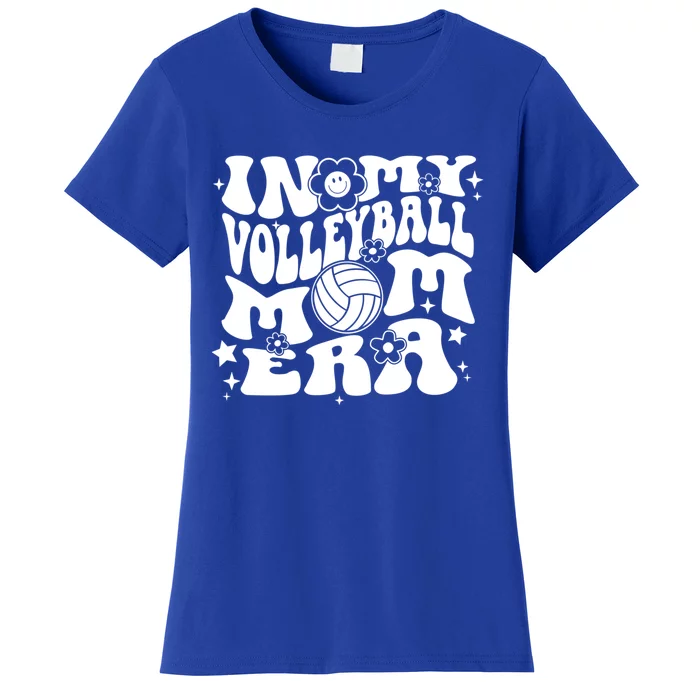 In My Volleyball Mom Era Groovy Sports Parent Volleyball Meaningful Gift Women's T-Shirt