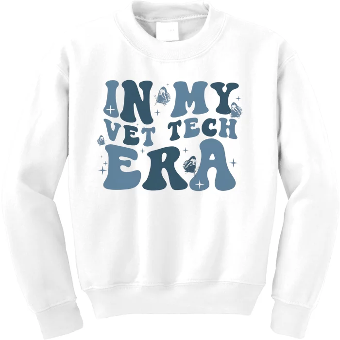 In My Vet Tech Era Funny Kids Sweatshirt