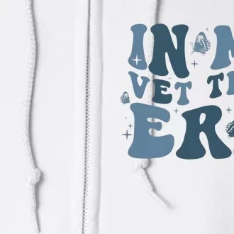 In My Vet Tech Era Funny Full Zip Hoodie