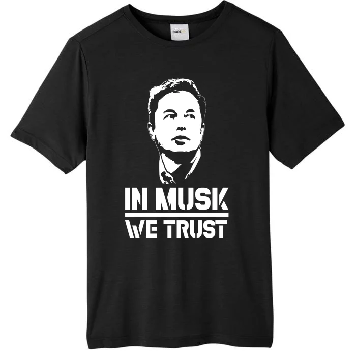 In Musk We Trust Elon Musk ChromaSoft Performance T-Shirt