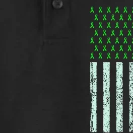 In May We Wear Green Mental Health Awareness Month Dry Zone Grid Performance Polo