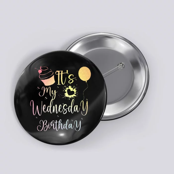 ITS MY WEDNESDAY BIRTHDAY Button