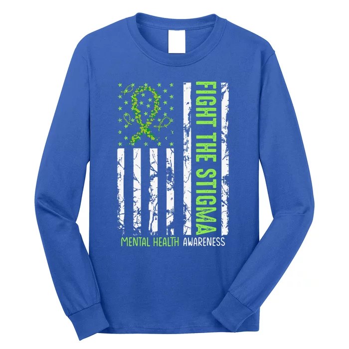 In May We Wear Green Mental Health Awareness Month Long Sleeve Shirt