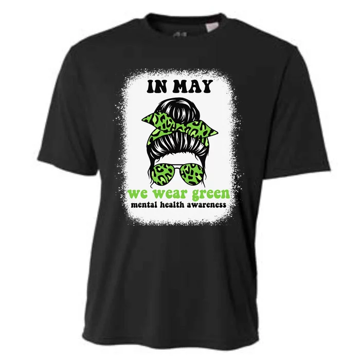 in may we wear green mental health awareness Cooling Performance Crew T-Shirt