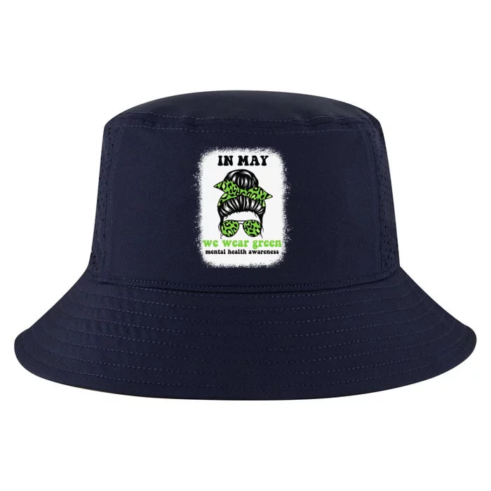 in may we wear green mental health awareness Cool Comfort Performance Bucket Hat