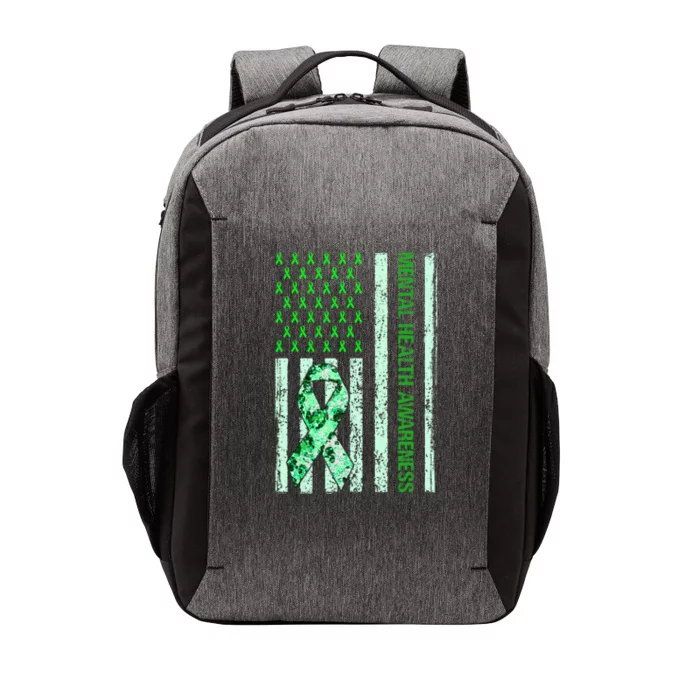 In May We Wear Green Mental Health Awareness Month Vector Backpack