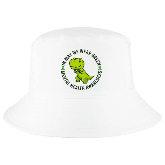 In May We Wear Green For Mental Health Awareness Month Cool Comfort Performance Bucket Hat